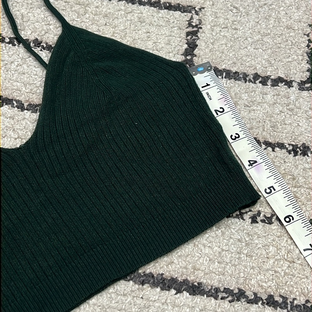 Shein Ribbed Crop Top - Picture 3 of 5